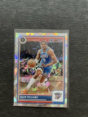 2023-24 Panini Premium Stock NBA Hoops Jalen Williams OKC Thunder Ice Prizm #117