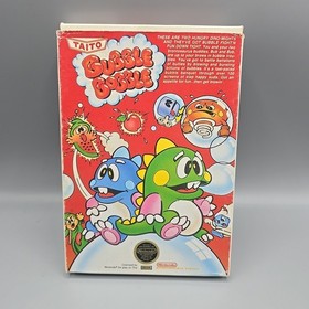 Bubble Bobble (Nintendo Entertainment System NES, 1988) Box And Game Only 
