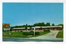 CURLEE MOTEL W MAIN ST PERU IND MODERN UNITS AIR CONDITIONED TELEVISION