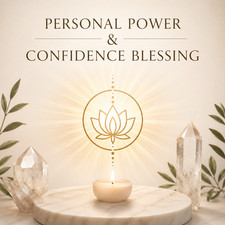 Personal Power & Confidence Blessing | Self-Esteem Boost | Courage & Empowerment