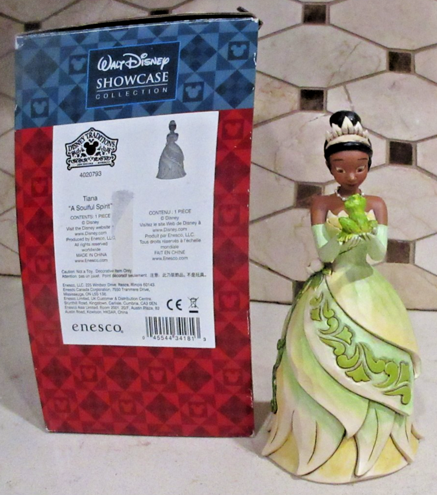 Jim Shore Disney Traditions Tiana A SOULFUL SPIRIT Figurine PRINCESS & FROG