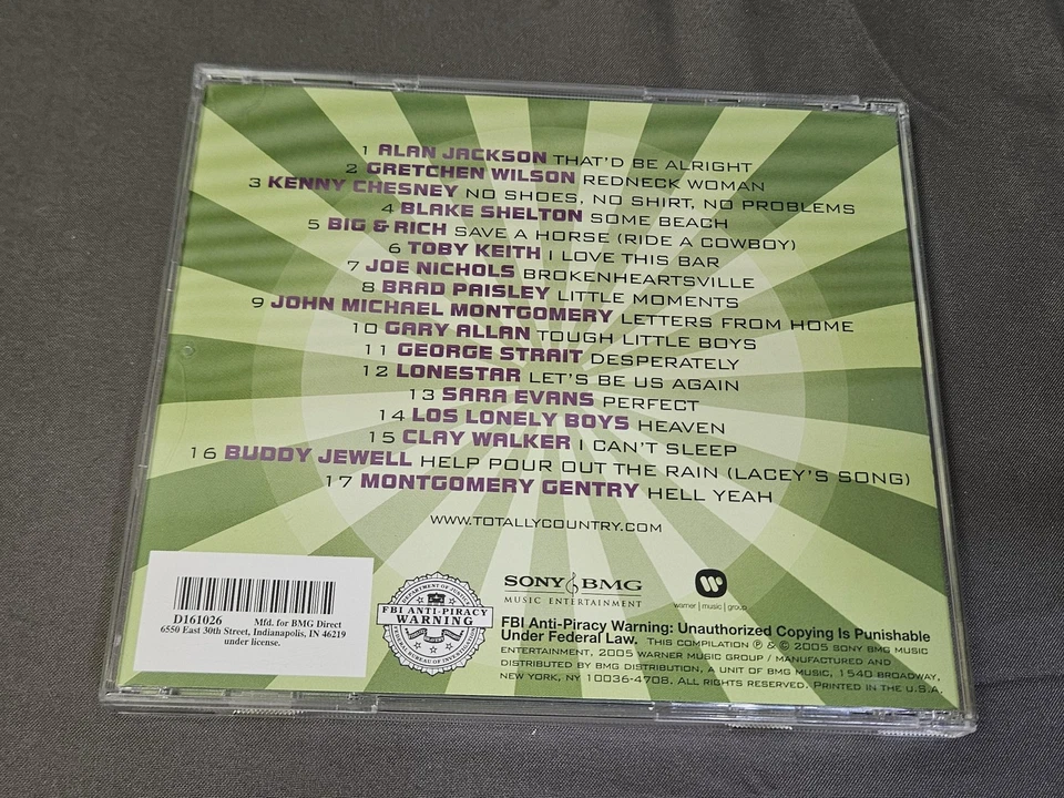 Totally Country Vol. 4 CD 2005 Various Artists 17 Hits Country Music Sony BMG Foto 3 de 4