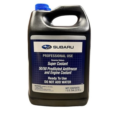 Subaru Genuine Super Coolant Blue Prediluted SOA868V9272 1 1 Gallon, Black 