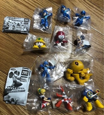 Megaman Rockman figure collection Dr. Wily Roll complete set Rare 11pcs