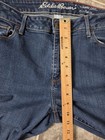 Eddie Bauer Blue Jeans Slightly Curvy Boot Cut Stretch Denim Women's Size 14 — photo 9