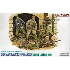 GERMAN FALLSCHIRMJAGER MONTE CASSINO KIT 1:35 Dragon Kit Figure Militari -F- Nou