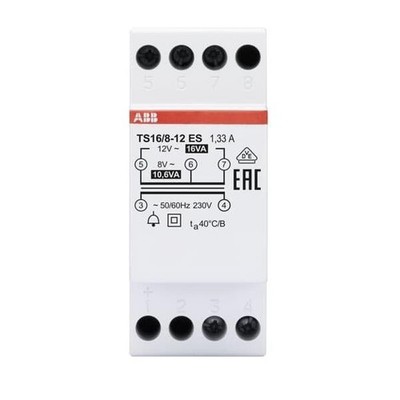 ABB Klingeltransformator TS 16/8-12 ES Klingeltransformatoren 2CSM228605R0812