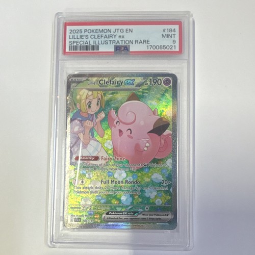 2025 Pokemon TCG Journey Together EN Lillie's Clefairy ex 184/159 SIR PSA 9