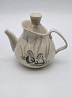 Vintage Red Wing Pottery Bob White Quail Tea / Coffee Pot With Lid