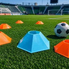 Cono de entrenamiento deportivo facetado equipo deportivo apilable
