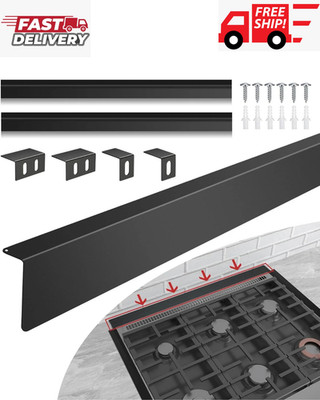 30'' Slide-In Range Rear Filler Kit W10113901A with 2Pcs Silicone Stove Gap Cover