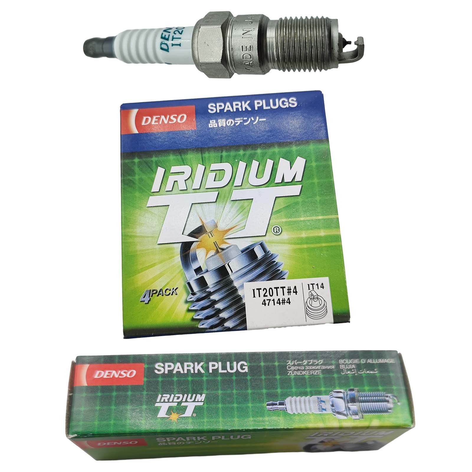 4PCS Fits Denso 4714 IT20TT Iridium TT Spark Plugs New