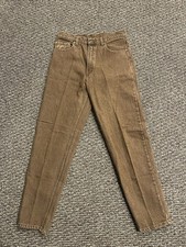 Vintage Levi’s 550 Made in USA Brown Jeans 34x32 Relaxed Fit 90s Workwear Y2K