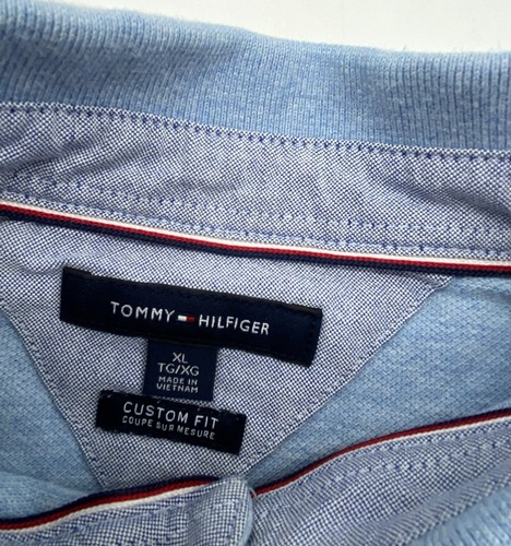 Tommy H. brand 1/4 Button Down, Short Sleeve Polo Shirt, Men's Size X-Large - Picture 2 of 6