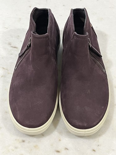 ECO NUOVO SENZA SCATOLA $170 NABUK MORBIDA PELLE COMFORT ZIP-STIE 4 - Foto 2 di 8