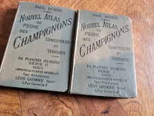 Nouvel atlas de poche des champignons, 2 volumes, Paul Dumée, 1921