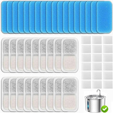 12 Set Cat Fountain Replacement Filters Compatible with Oneisall PWF-001