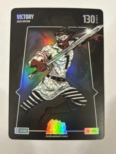 2026 Bo Jackson Battle Arena Victory Victor Wembanyama Battlefoil Steel Bf-243