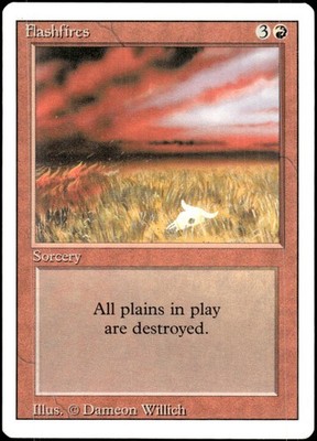 Flashfires Revised Edition U Magic: The Gathering Lightly Played