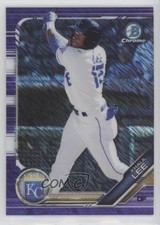 2019 Bowman Chrome Prospects Purple Shimmer Refractor Khalil Lee #BCP-215 0i7q