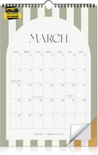 Aesthetic 2025-2026 Wall Calendar - Runs from May 2025 until December 2026 - the