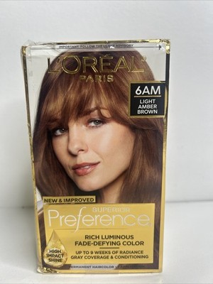 L'Oreal Paris Superior Preference Fade-Defying Permanent Hair Color, 6 Am