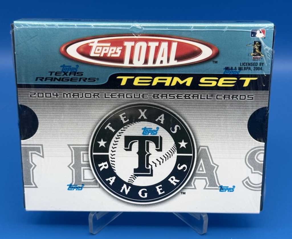 2004 Topps Total TEXAS RANGERS Factory-Sealed Team Set (33 Cards) Mark Teixeira