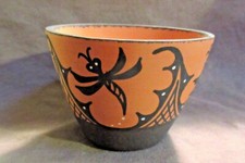 Native American Zuni hand made Dragonfly Pottery Pot by Darla Westika P206