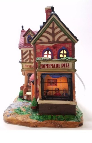 Lemax Churchill's Bakery & Bistro Lighted Christmas Village Building #15223 2011 - Picture 2 of 6