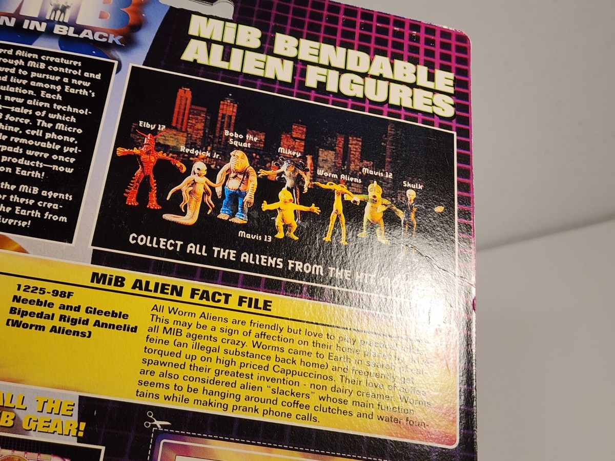 1997 Galoob Men in Black NEEBLE & GLEEBLE Action Figure MIB Sealed