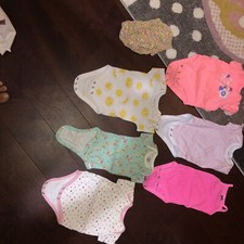 0-3 Month clothing lot one piece summer play and sleep mixed brands check pic