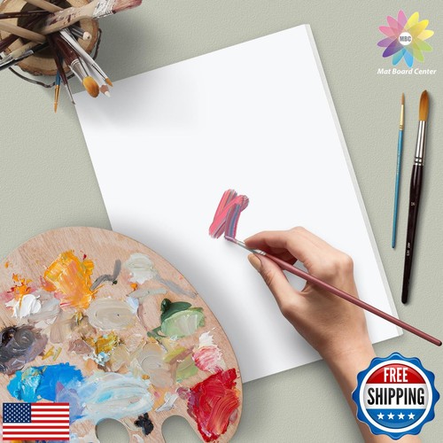 Passepartoutplatte Mitte, 12er Pack 9x12 weiße Schaumstoffplatten, säurefreie Schaumkernplatte,  - Bild 5 von 5