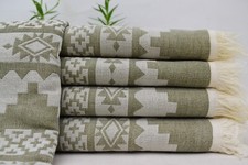 Beach Towel, Sport Towels, Turkish Towel, Organic Cotton Towel, 40x67 GreenTowel
