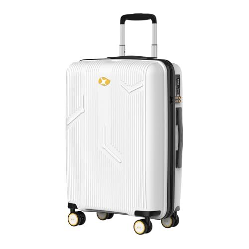 Carry on Luggage 22 X 14 X 9 Airline Approved Carry-On 20-Inch Off White