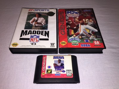 Lot of NFL Football Sega Genesis Games:Madden 94-NFL 94