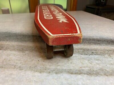 Rinky-Dink Surf Board Vintage Steel Metal Wheels Skateboard Rinky-Dink Surf Board Vintage Steel Metal Wheels Skateboard