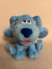 BLUES CLUES BLUE DOG 7  STUFFED PLUSH NICKELODEON TOY PRE-OWNED 