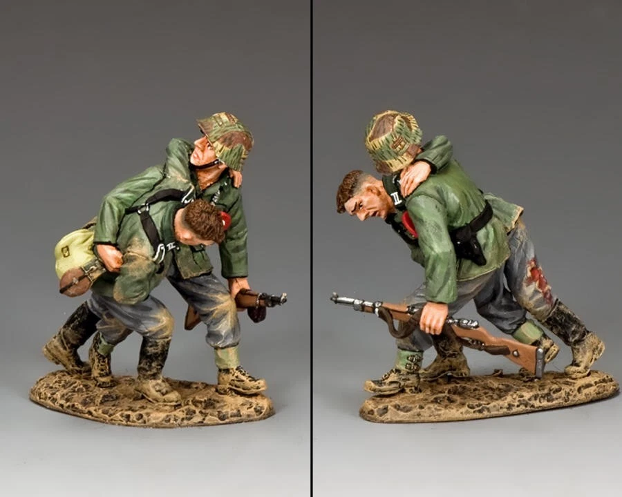 King & Country WS141 - Patrouille Allemande WW2 - Figurines 1/32 Retirée - En Boîte