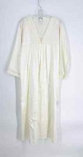 Christian Dior Size S  Ivory Lace Pleated Vintage Designer Night gown