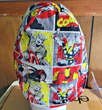  Avenger Comics sq Red  Custom Made Construction, Welder, Pipe-fitter, Biker Hat