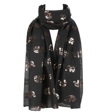 Ladies Women"s New Design Glitter Rose Gold  Elephant Scarf Wraps 