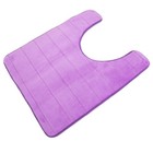 U-Shaped Non-Slip Absorbent Bathroom Rugs Sink Toilet Floor Carpet Bath Soft Mat