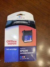 OFFICE DEPOT INK CARTRIDGE  3-COLOR INK REPLACES EPSON S020089/S020191