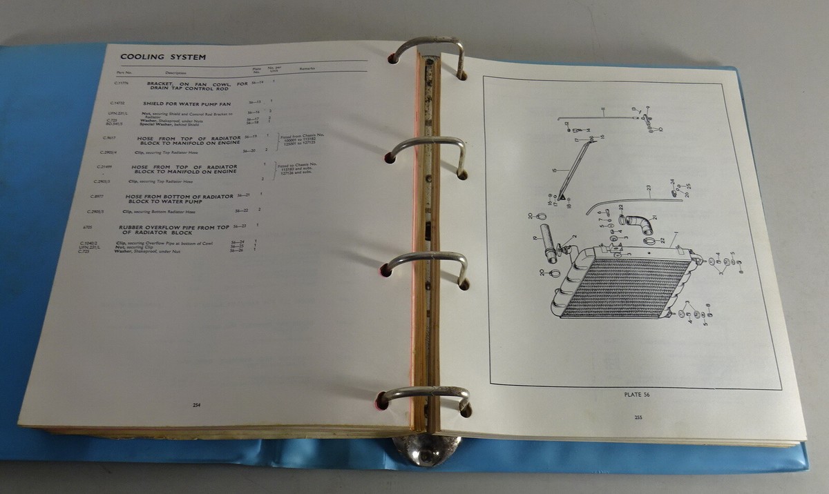Spare Parts Catalogue Jaguar 2.4 L Mark 2 MK II | eBay