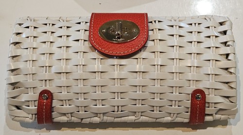Kate SPADE New York Raffia Purse 9" X 5" Pristine Condition
