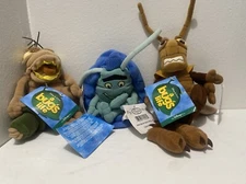 Disney Store Pixar A Bugs Life Plush Bean Bag Lot of 3 Tuck Flea Hopper