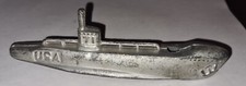 1940's Manoil Hollow Cast Submarine #71 Made In USA Near Mint Condition