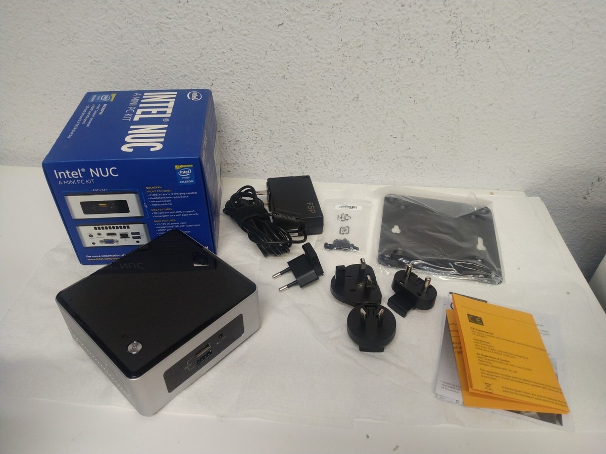 Intel NUC5PPYH Intel Celeron CPU N3050 1.6GHz + 8GB PC3L RAM +