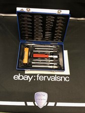 COLTELLI TAGLIA BALSA  50 PZ VALEX LAME ASSORTITE IN ACCIAIO IN VALIGETTA1463696