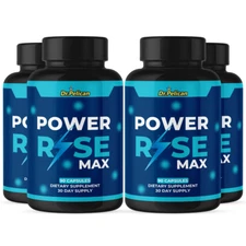 Power Rise Max- Bodybuilding & Men's Health Support- 4 Bottles- 360 Capsules